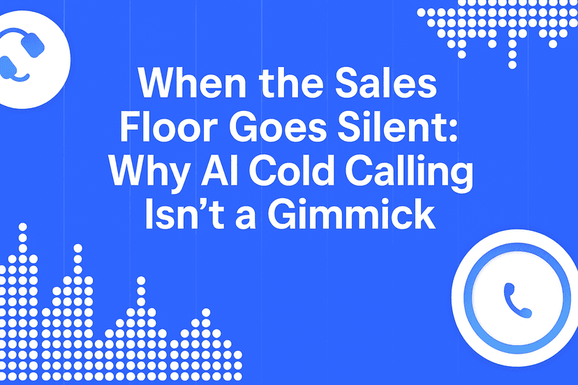 When the Sales Floor Goes Silent: Why AI Cold Calling Isn’t a Gimmick