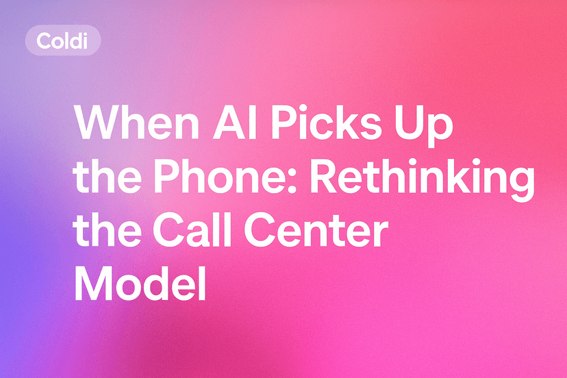 When AI Picks Up the Phone: Rethinking the Call Center Model