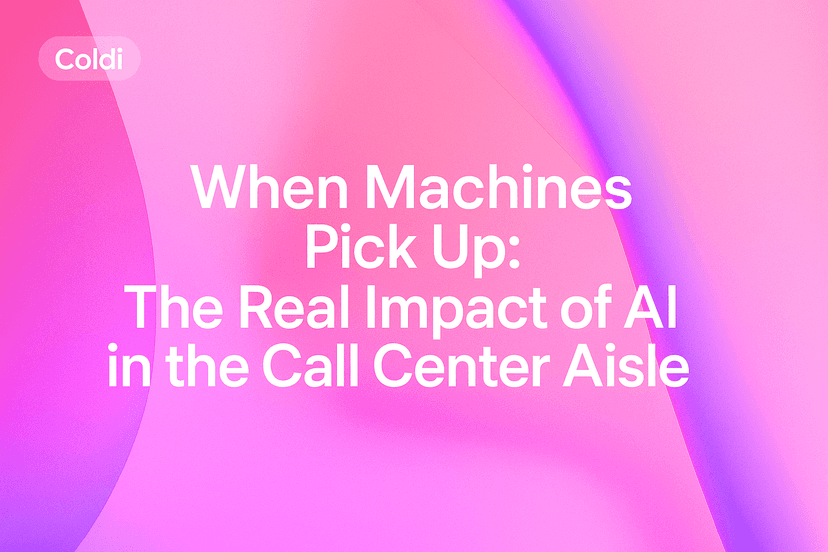 When Machines Pick Up: The Real Impact of AI in the Call Center Aisle