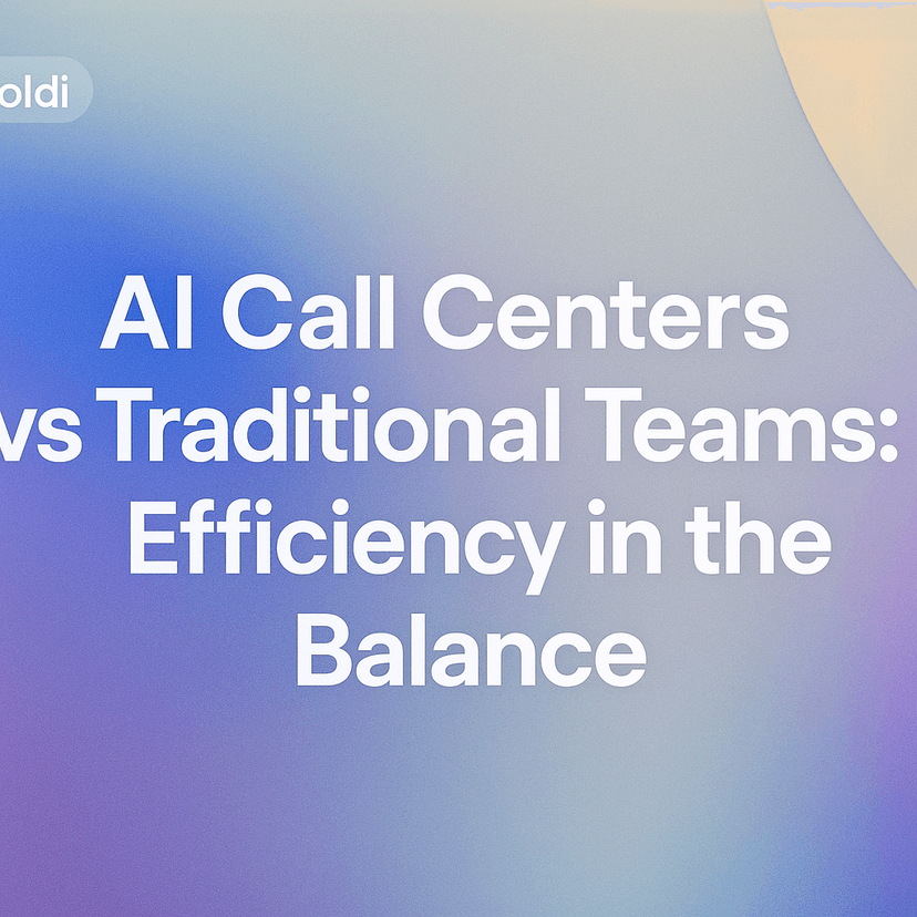 AI Call Centers vs Traditional Teams: Efficiency in the Balance