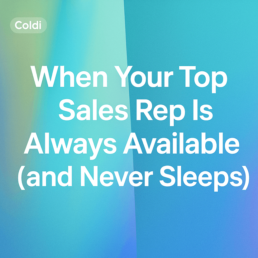 When Your Top Sales Rep Is Always Available (and Never Sleeps)