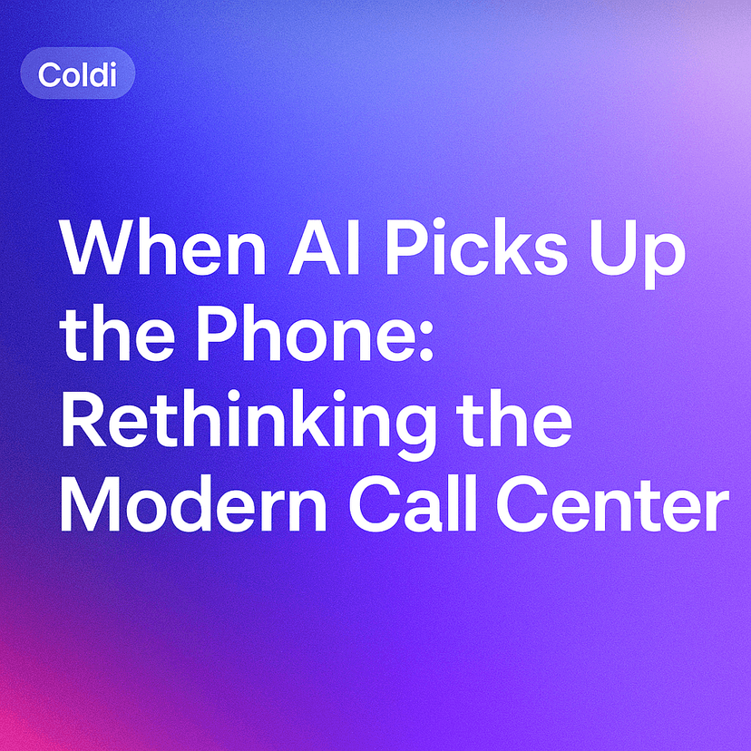 When AI Picks Up the Phone: Rethinking the Modern Call Center