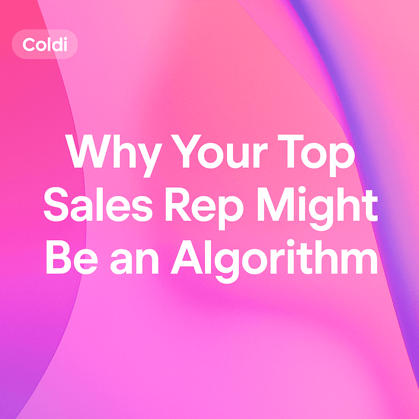 Why Your Top Sales Rep Might Be an Algorithm