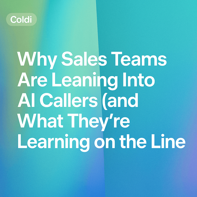 Why Sales Teams Are Leaning Into AI Callers (and What They’re Learning on the Line)