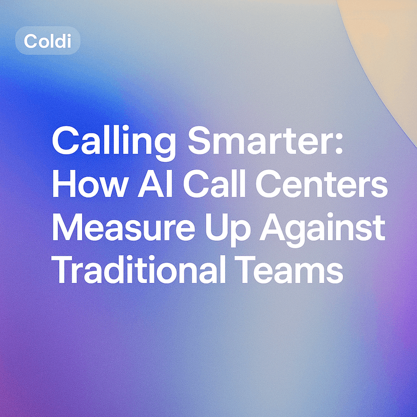 Calling Smarter: How AI Call Centers Measure Up Against Traditional Teams