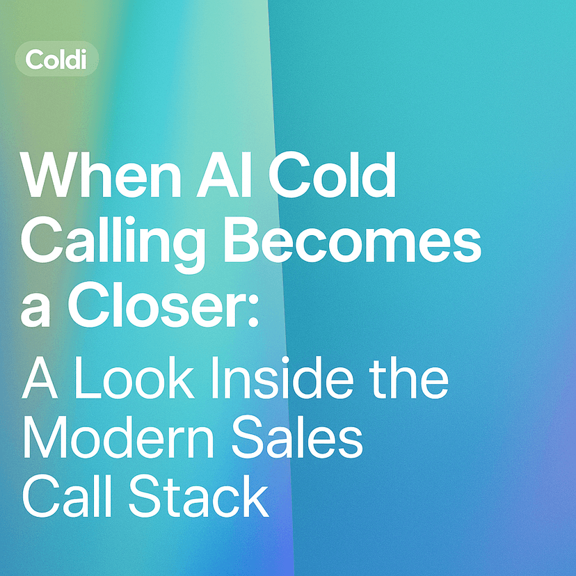 When AI Cold Calling Becomes a Closer: A Look Inside the Modern Sales Call Stack