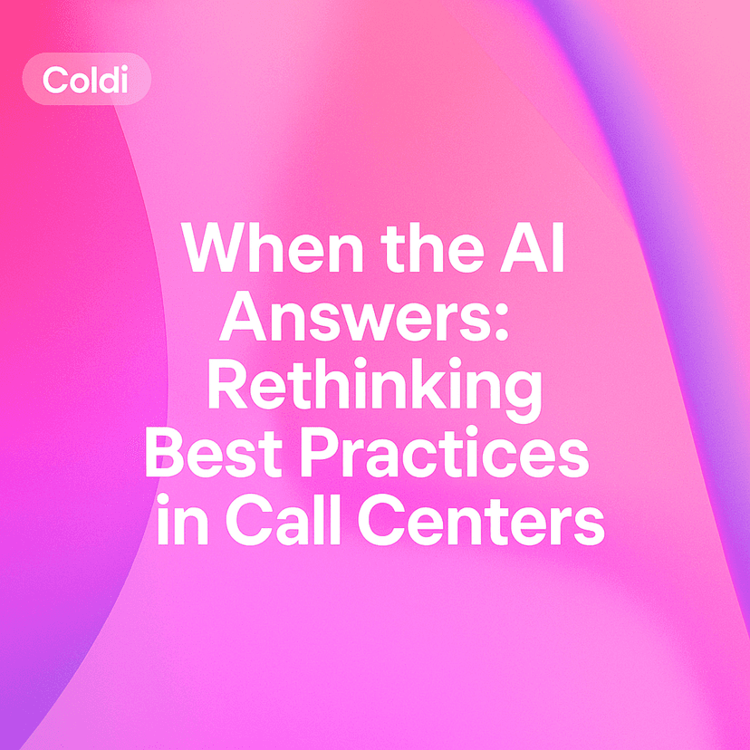When the AI Answers: Rethinking Best Practices in Call Centers