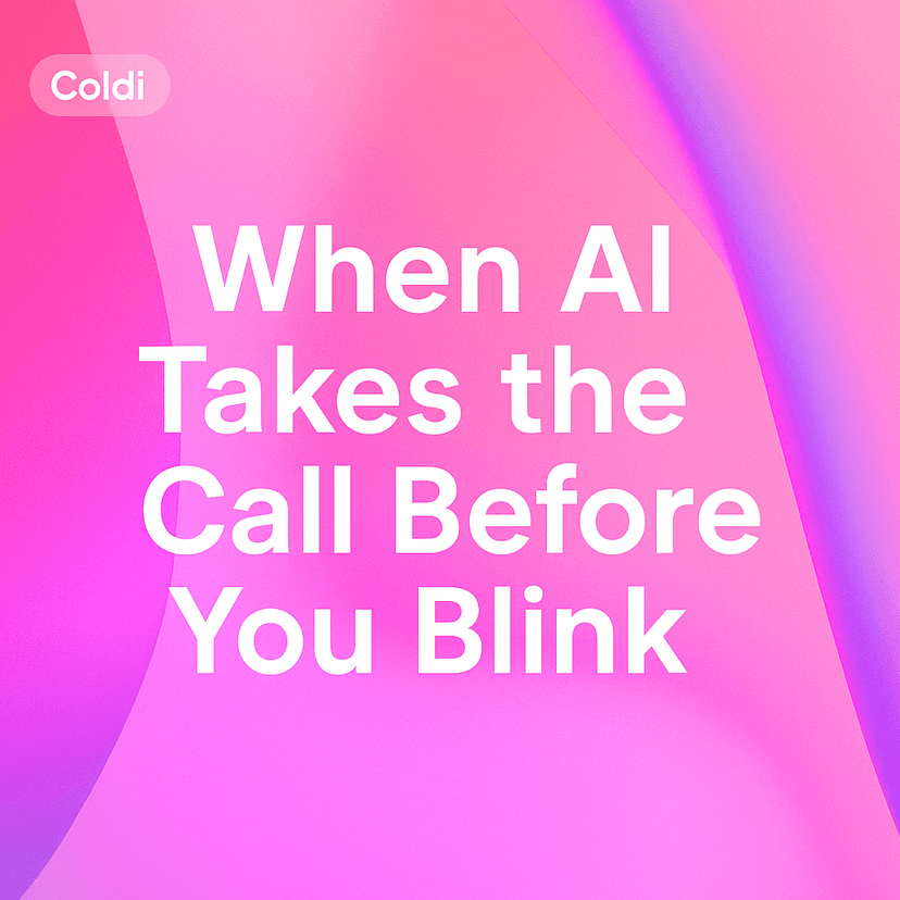 When AI Takes the Call Before You Blink