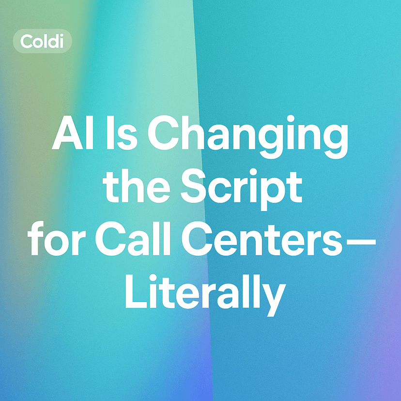 AI Is Changing the Script for Call Centers — Literally