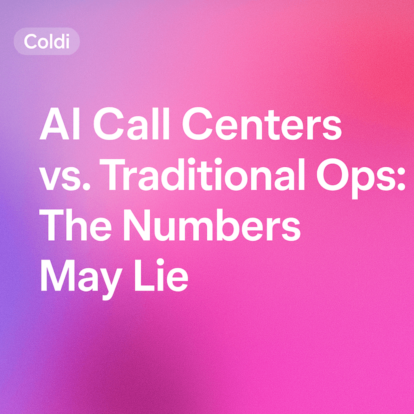 AI Call Centers vs. Traditional Ops: The Numbers May Lie