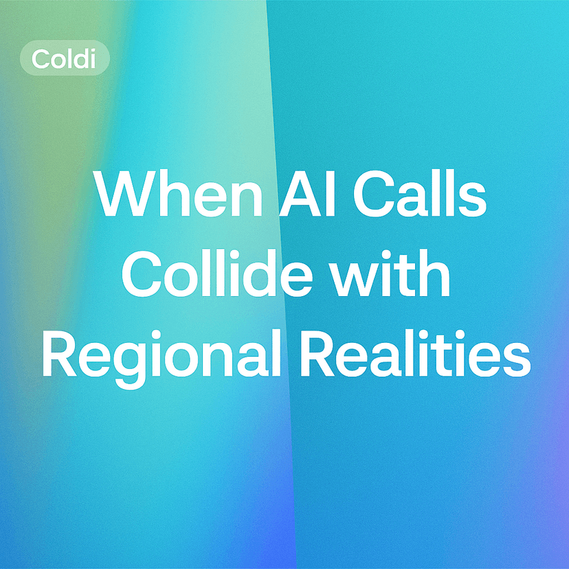 When AI Calls Collide with Regional Realities