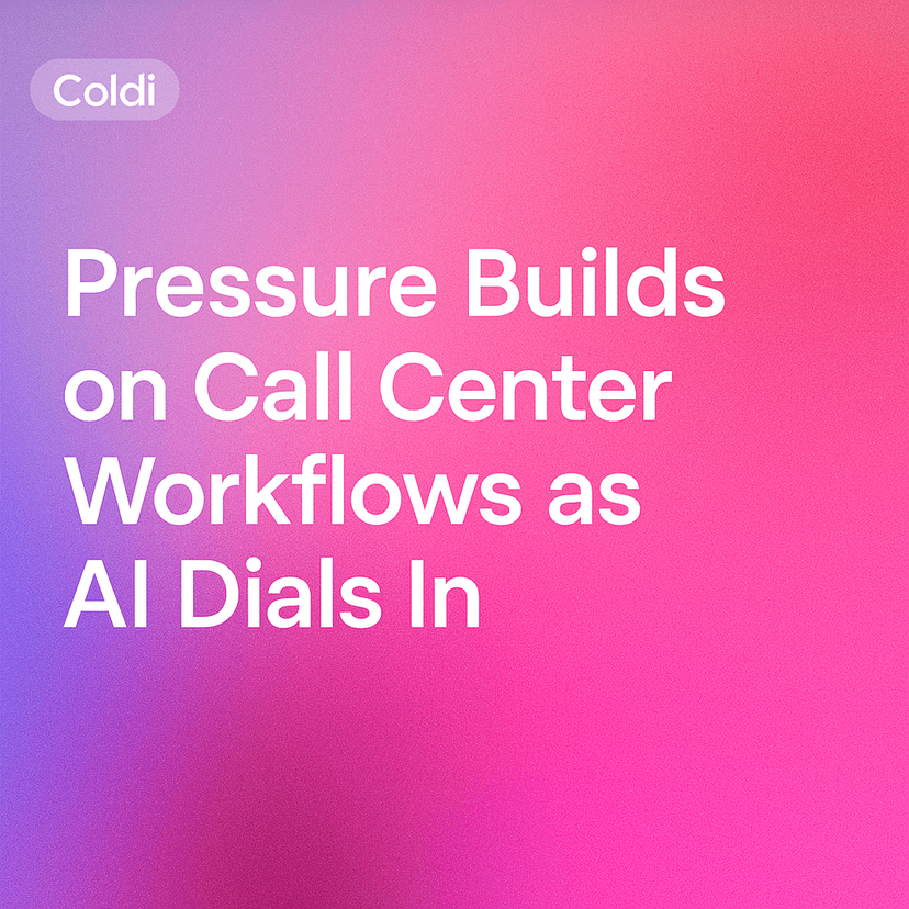 Pressure Builds on Call Center Workflows as AI Dials In