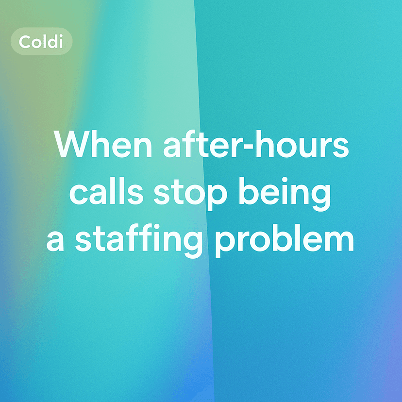 When after-hours calls stop being a staffing problem