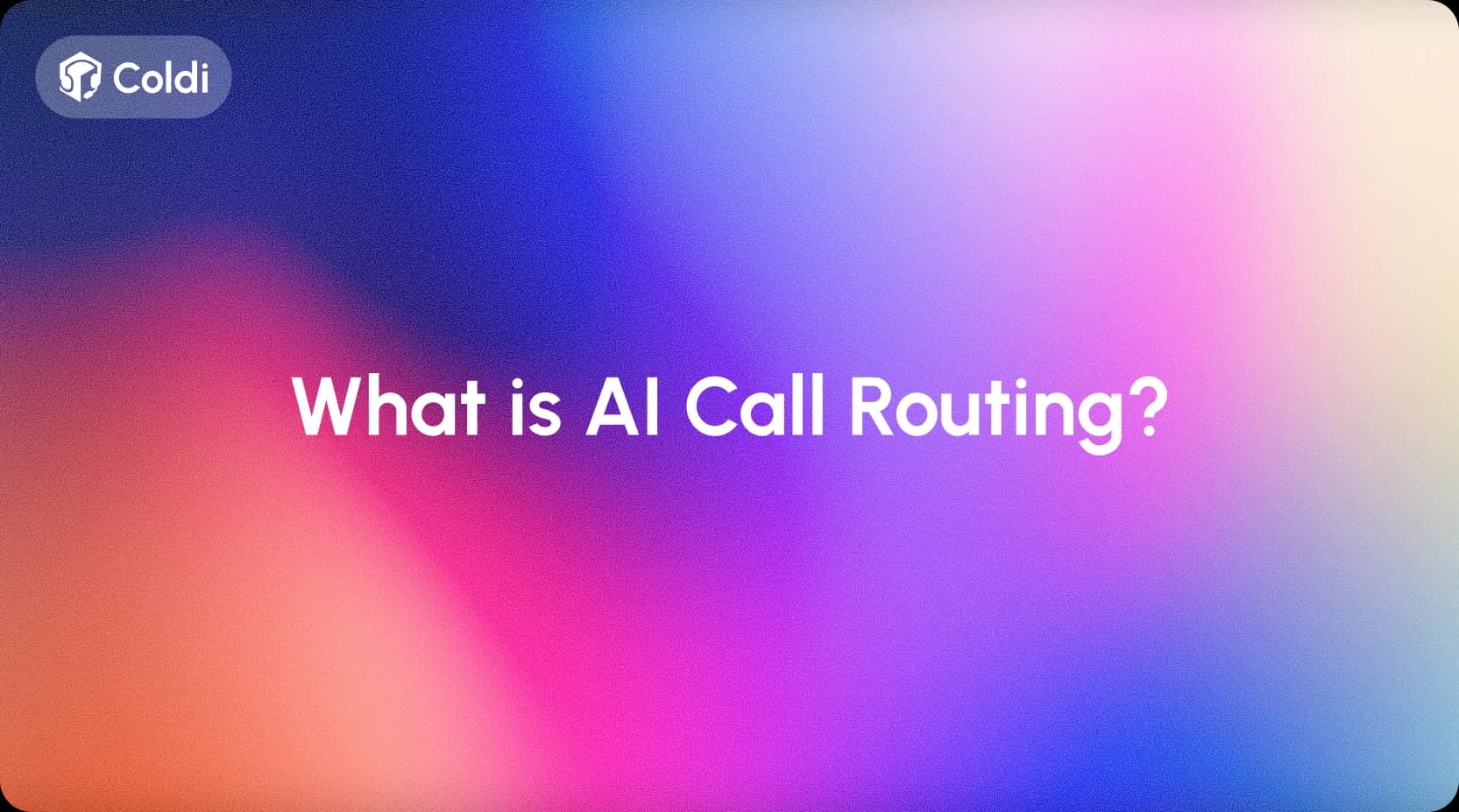 What is Ai Call Routing
